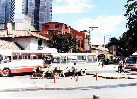 Imagens do centro de Bogot