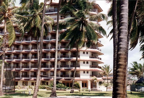 o Hotel Jatiuca, na praia de mesmo nome